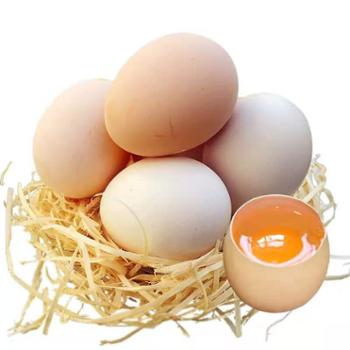 鑫鲜聚 农家山林散养 新鲜鸡蛋 30枚(单枚50g左右） 总重约1.5kg