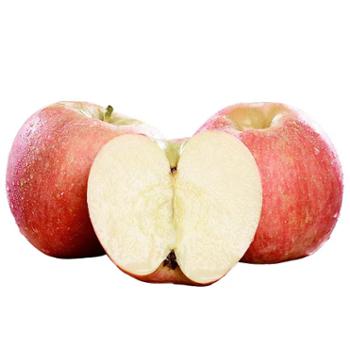 鑫鲜聚 栖霞红富士苹果 净重5斤 （7-9个）