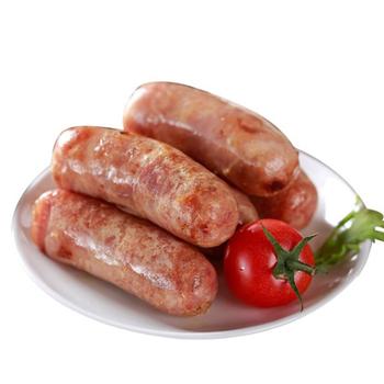 潮总 黑猪肉台式纯肉烤肠 每袋350g（70g*5根） 原味/黑椒味