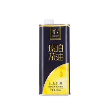 琥珀 纯正山茶油 有机不调和油茶籽油 550ml