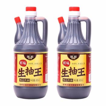 宅厚园 鲜味生抽 800ml*2