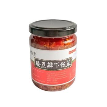 虎头山老乡亲 长阳县腌豆瓣下饭菜豆瓣酱 240ML/瓶