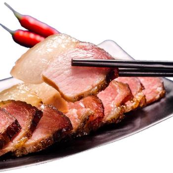 虎头山老乡亲 土猪腊肉后腿肉(洗干净抽真空) 500g/袋