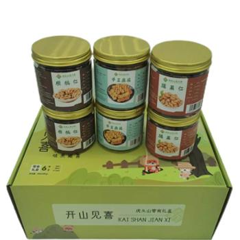 玖品稼 湖北长阳坚果零食礼盒（开山见喜） 6罐装