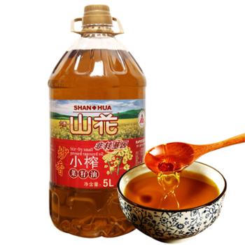 大唐山花 汉阴金福海 炒香小榨菜籽油 5L/桶