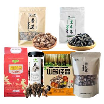 老秦人 汉阴大米+煲汤菌菇组合礼包 共3550g