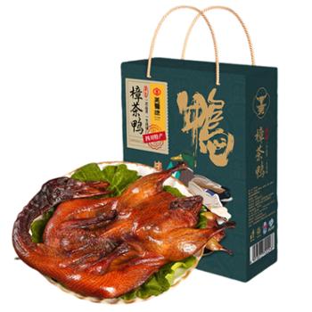 羌蜀味 农家烟熏樟茶鸭700g袋装/礼盒装 川味特产腊肉腊味