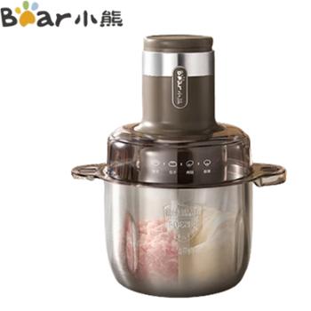 小熊（Bear）绞肉机3L大容量家用 和面机多功能揉面搅面绞馅机 打肉饺子肉馅碎肉机 QSJ-R05H1