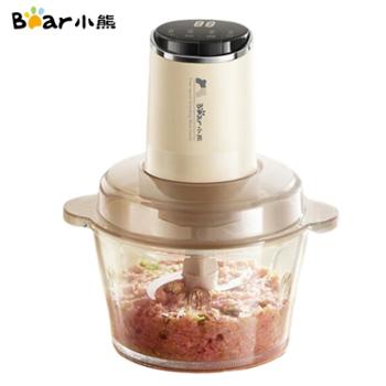 小熊（Bear）绞肉机2L 家用绞馅机电动多功能料理机碎肉机辅食机婴儿饺子肉馅蒜蓉机搅肉机QSJ-E03N6/QSJ-C03B1/QSJ-F03T2（四档四叶刀）/QSJ-F03X2（悬浮双刀）