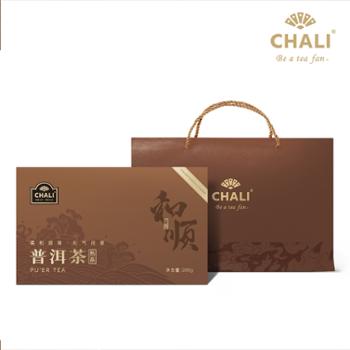 CHALI 普洱茶（熟茶）罐装 128g×2罐