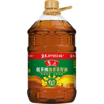 鲁花 低芥酸浓香菜籽油 6.18L