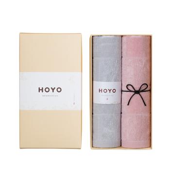 HOYO 茜空中巾2件套礼盒 棉和竹浆纤维