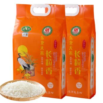 银鹤 东北大米 富硒长粒香米 5kg*2袋