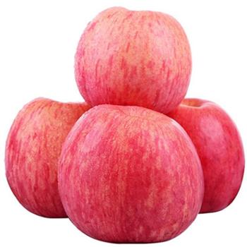 御亮 陕西精品红富士苹果 脆苹果85-90mm 大果18枚装（净重8.5斤）