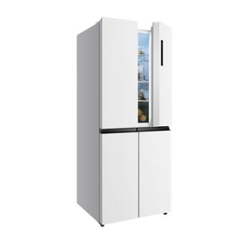 TCL 409升四开门一级能效变频冰箱 杀菌除味大容量家用白色 R409V3-U