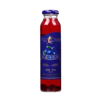 吕梁野山坡 蓝莓果肉果汁 300ml*8瓶
