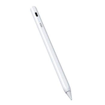 洛克/ROCK B08主动式磁吸电容笔iPad apple pencil苹果笔一代二代手写平板触屏绘画触控笔生日情人节礼物 【旗舰款C口充电】倾斜压感/磁吸/全局防误触 灯显