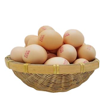 庞小斌 农贝贝可生食富硒鲜鸡蛋无公害约550g 10枚/箱