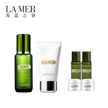 海蓝之谜 精萃水150ML+海蓝之谜洁面125ML赠精萃水小样30ML*2+面霜小样7ML*2