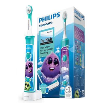 飞利浦电动牙刷儿童牙刷充电式声波震动牙刷HX6322