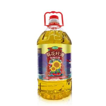 瑞礼乡品 一级纯正葵花籽油 5L 压榨葵油 食用油