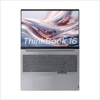 联想 ThinkBook 16 16英寸2.5K屏 R7-7730U/16G+1T 游戏本笔记本电脑 银色