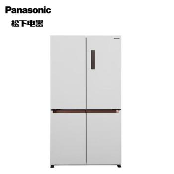 松下/Panasonic 550升十字对开门电冰箱四开门 一级能效 NR-EW55CPA-W