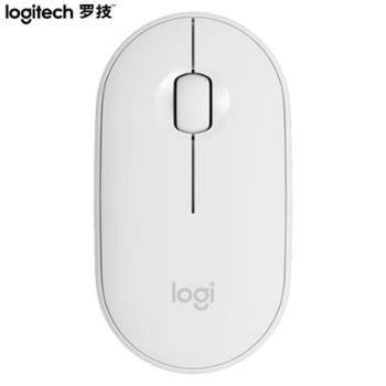 罗技/Logitech 无线蓝牙静音鼠标 PEBBLE 鹅卵石造型
