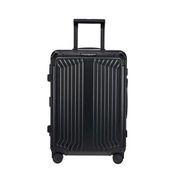 新秀丽（Samsonite）镁铝合金耐压旅行箱黑色20英寸 CS0