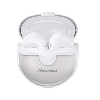 纽曼 真无线TWS蓝牙耳机LY06 白色 mini轻薄小巧半入耳无线耳机 苹果华为手机通用