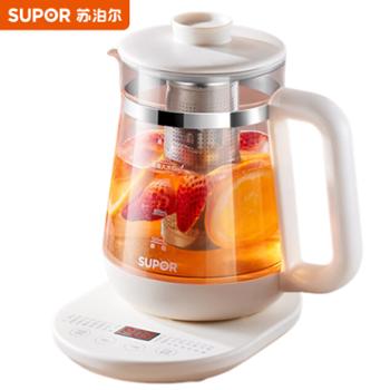 苏泊尔 养生壶1.5L带滤网煮茶器煮茶壶花茶壶电茶壶电热水壶 SW-15YJ11B