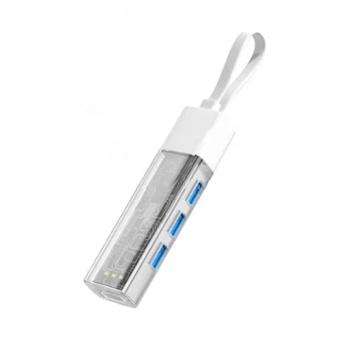 品胜/Pisen USB/Type-C双接口HUB分线器扩展坞3.0集线器一拖四 NJ-HB22-120