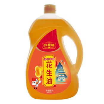 红耕谣 古法小榨头道纯花生油 2L