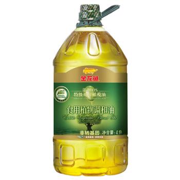 金龙鱼 添加10%特级初榨橄榄油食用植物调和油4L