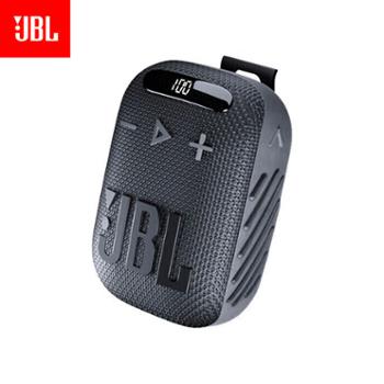 JBL 蓝牙音箱便携户外骑行防水防尘长续航 WIND3 液晶屏