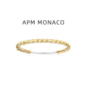 APMMonaco 密镶螺旋手镯女生饰品小众