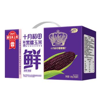 十月稻田 鲜食黑糯玉米 1.6kg（200g*8）