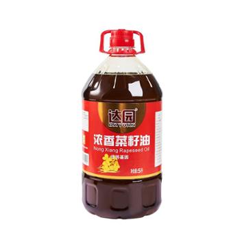 达园 浓香菜籽油 5L