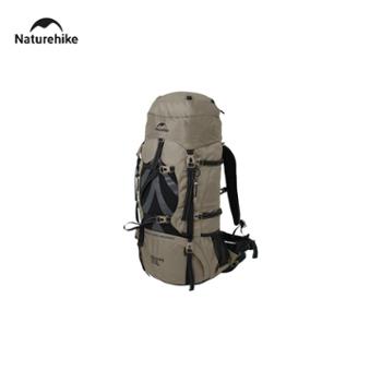Naturehike挪客 70L登山包 午夜黑/鹿角棕 NH70B070-B