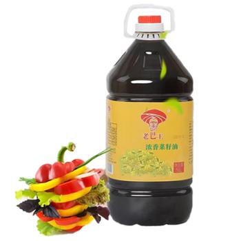 老巴王 纯正压榨浓香菜籽油 5L