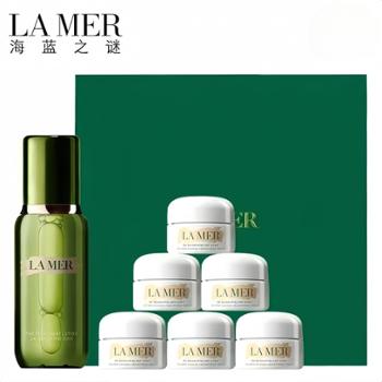 海蓝之谜/LAMER 精粹水正装150ml +经典奇迹面霜旅行装 7ml*5瓶 礼盒