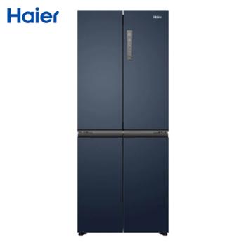 海尔/Haier 406升十字对开门冰箱一级能效双变频三档变温空间独立母婴空间净味保鲜家用省电 BCD-406WLHTDEDB9