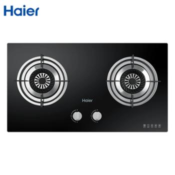 海尔/Haier 燃气灶 蓝焰猛火煤气灶双灶灶具宽屏火力五重防爆煤气炉4.0kw液化气灶 Q235(20Y)