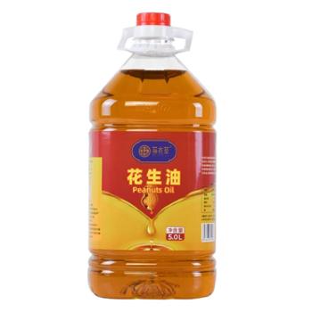 荪衣草 压榨一级花生油 5L