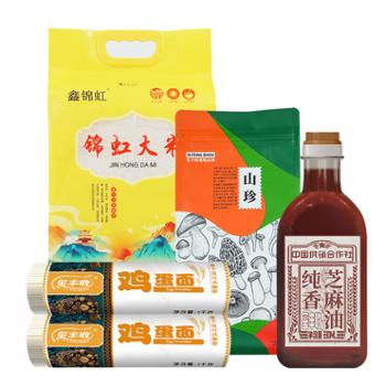 玺丰收 粮油菌菇家庭套餐 8kg/件